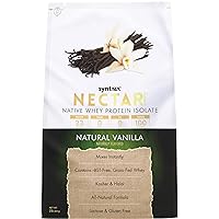 Nutrition Nectar Naturals, 100% Whey Isolate Protein Powder, Rich Vanilla Flavor, Natural Vanilla, 2 lbs