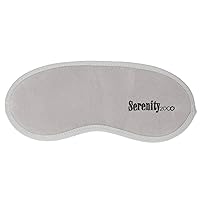 Serenity 2000 | Magnetic Therapy Eye Mask for Improved Sleep, Pain Relief and Wellness - Contains 12 Magnets, Gray
