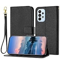 Phone Flip Case Wallet Case Compatible with Samsung Galaxy A33 5G Compatible with Women and Men,Flip Leather Cover with Card Holder, Shockproof TPU Inner Shell Phone Cover & Kickstand phone protection