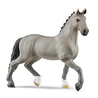 Schleich Horse Club Cheval de Selle Francais Stallion Horse Figurine - Authentic and Educational Toy Figure, Fun and Imaginative Play for Boys and Girls, Gift for Kids Ages 5+