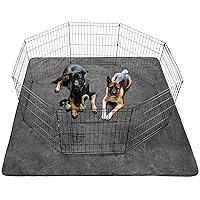 Dog Pee Pad Washable-Extra Large 72x72/65x48 Instant Absorb Training Pads Non-Slip Pet Playpen Mat Waterproof Reusable Floor Mat for Puppy/Senior Dog Whelping Incontinence Housebreaking