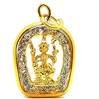 Hindu Buddha Jewelry Amulet Phra Phrom 4 Face Lucky and Success for Life God Win All Obstacle Pendant
