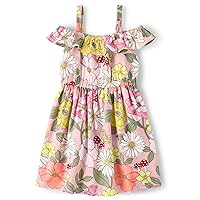 Gymboree Girls' and Toddler Flutter Sleeve Dress