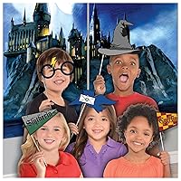 Harry Potter Multicolor Scene Setters with Props - Pack of 15 - Colorful Perfect for Themed Parties & Events