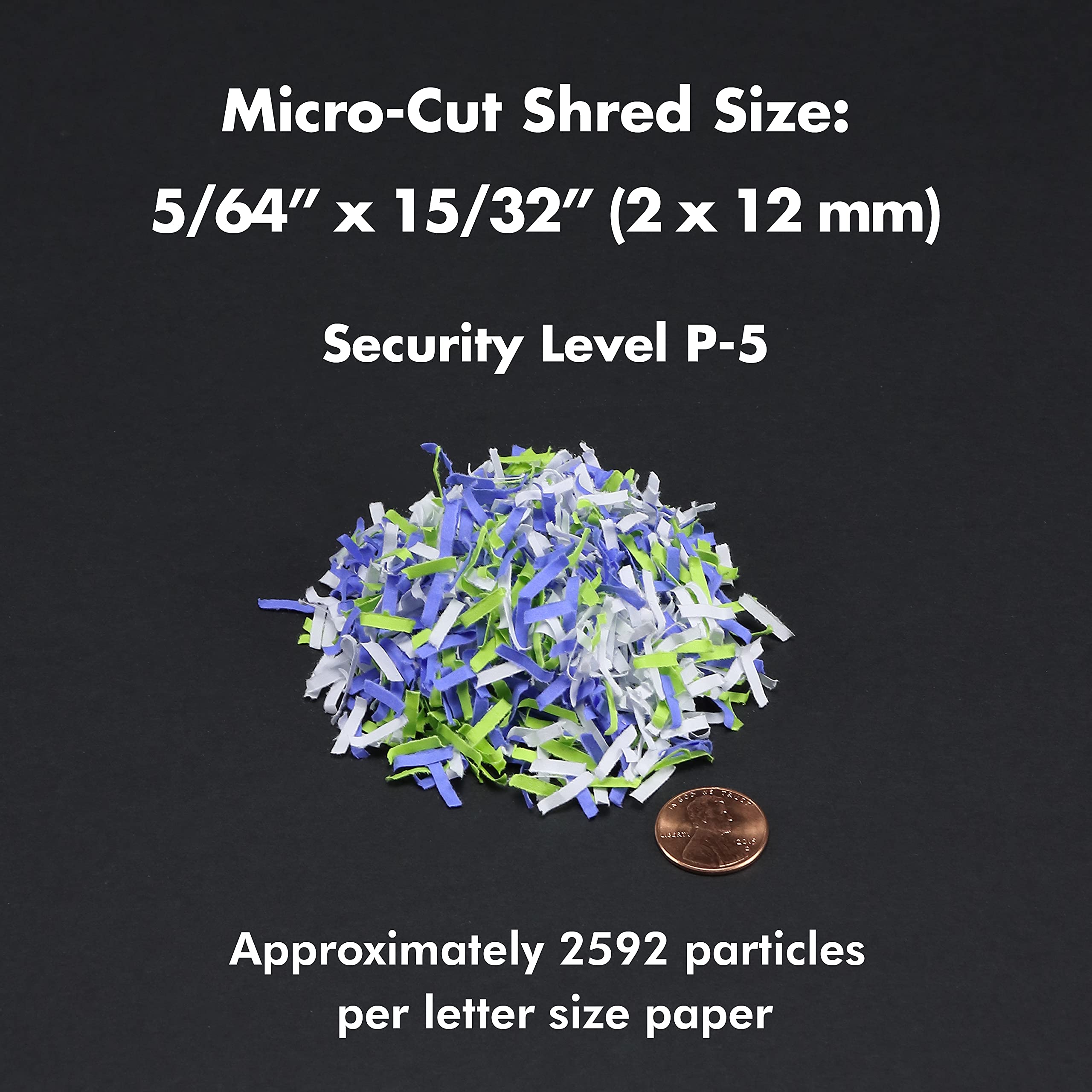 Aurora Professional Grade AU125MA 120-Sheet Auto Feed High-Security Micro-Cut Paper Shredder/60 Minutes/Security Level P-5