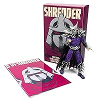 The Loyal Subjects Teenage Mutant Ninja Turtles BST AXN Super Shredder 8-Inch XL Action Figure with IDW 100-Page #1 Best of Shredder Comic