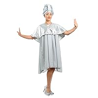 Grease Beauty School Dropout Women's Plus Costume with Silver Cape & Foam Hat | Step Back in Time