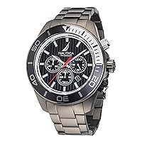 Nautica Men's NAPNOF305 One IP Gunmetal Bracelet Watch