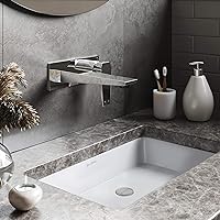Voltaire Single-Handle, Wall-Mount, Bathroom Faucet in Chrome