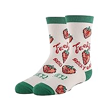 Oooh Yeah Kid's Novelty Crew Socks, Funny Crazy Silly Cool Casual Dress Socks for Boy and Girl