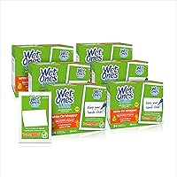 Wet Ones Antibacterial Hand Wipes for Kids with Write On Wrapper | Travel Wipes, Hand Wipes Individually Wrapped | Wet Ones Wipes, Fruity Fresh Scent, 24ct (6 pack)