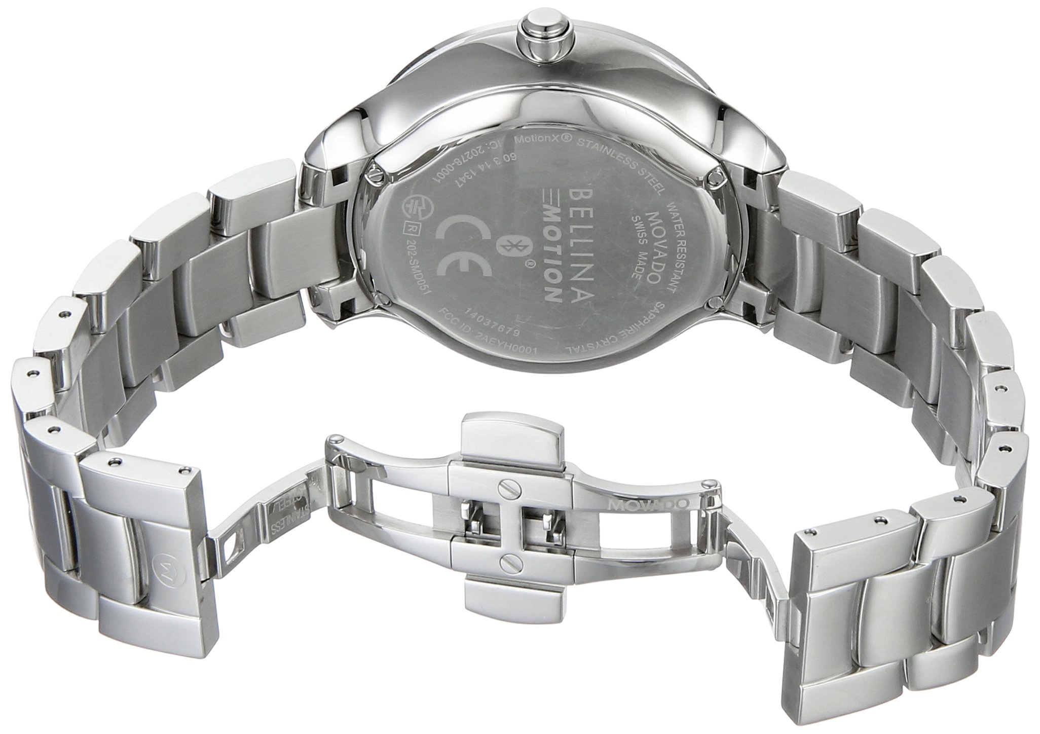 Movado Women's 0660004 Analog Display Swiss Quartz Silver Smartwatch