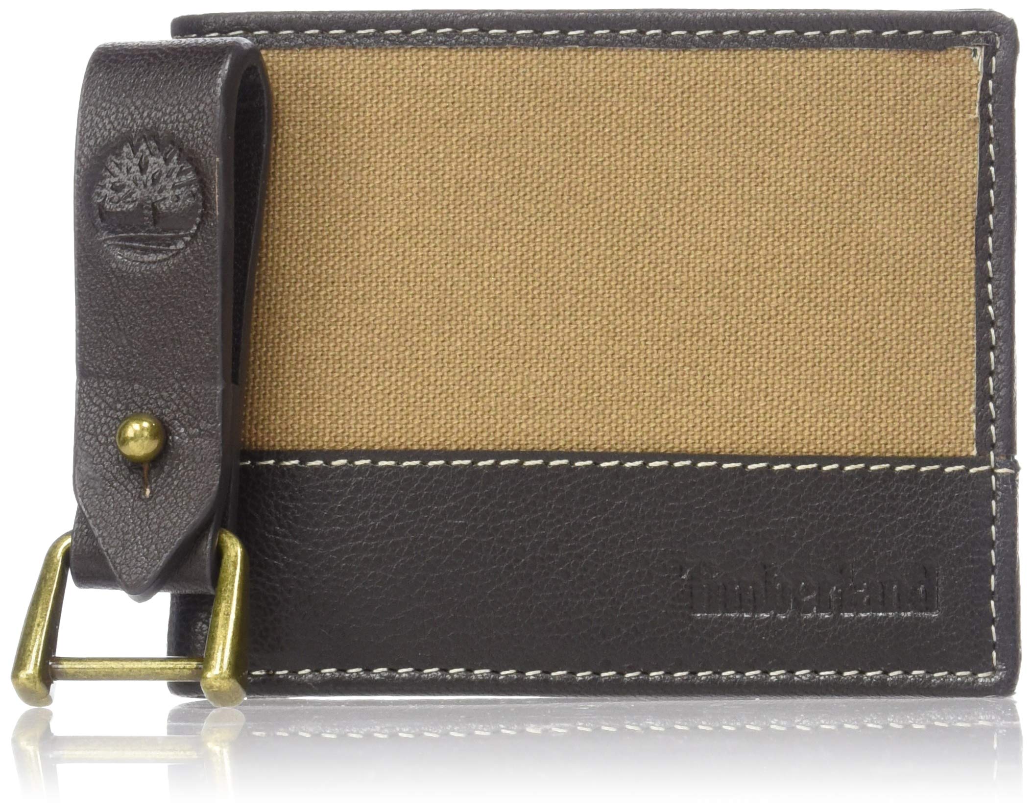 Timberland NP0379 Men's Bi-Fold Wallet, Key Holder, 2-Piece Set, Box Included, No Coin Purse