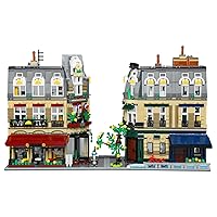 CADA Paris Restaurant Building Set - Immerse Yourself in Parisian Elegance, Creativity, and Education - Large-Scale Architectural Model with Lush Streetscape
