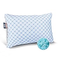 Nestl Cooling Toddler Pillow - Toddler Memory Foam Pillow for Kids, Gel Infused Cooling Pillow, Adjustable Toddler Pillows for Sleeping, Breathable Kids Pillows for Sleeping, 2 Pack Kids Pillow