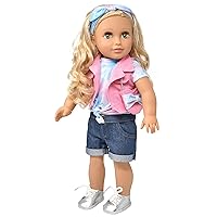 Gift Boutique 18 Inch Girl Doll, Fashion Doll with Fine Blond Hair for Styling Clothes Shoes and Accessories Princess Doll for Girls and Kids