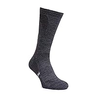 Merino Wool Base Layer Hiking Socks (Large, Stone Grey)