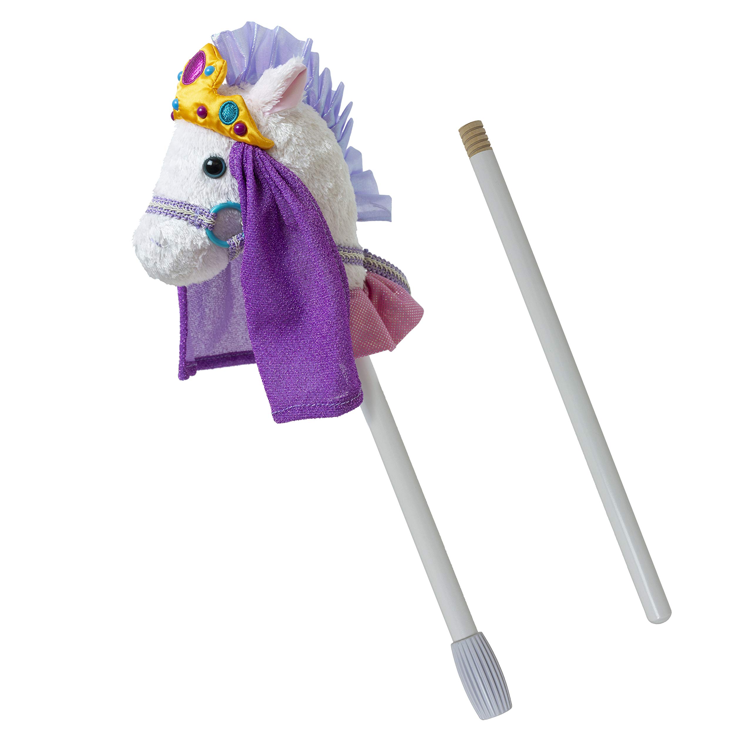 Mary Meyer Hobby Horse Toy Fancy Prancer Stick Horses, 33-Inches Tall, Princess Pony