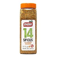 14 Spices All Purpose Seasoning with No Salt, 20 Ounce