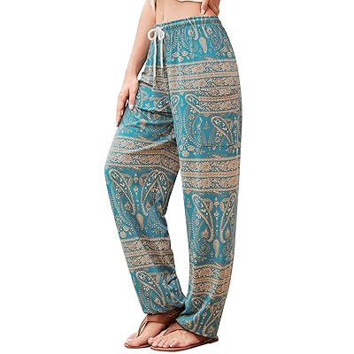  QIANXIZHAN Women's Harem Pants, High Waist Yoga Boho