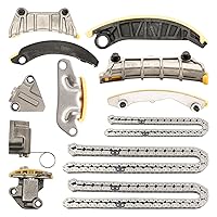 KAX 9-0753S Engine Timing Chain Kit W,Sprocket Compatible with Traverse 2009-2015, Acadia 2007-2015,Colorado 2015 3.6L, Vue 2008-2010, STS 2007-2011, Canyon 2015 3.6L 12633451, 12633452, 12600459, 12