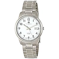 Charles-Hubert, Paris Men's 3956-W Premium Collection Analog Display Japanese Quartz Silver Watch