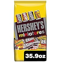 HERSHEY'S Miniatures Assorted Chocolate, Easter Candy Party Pack, 35.9 oz