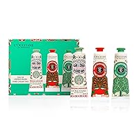 3-Piece Festive Hand Cream Trio: Gift Holiday Hand Creams Featuring Nourishing Shea Butter and Almond Oil, With Floral and Fresh Scents