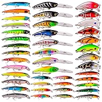  GOANDO Top Water Fishing Lures 5PCS Bass Lures with