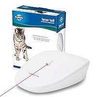 PetSafe Laser Tail - Automatic Cat Laser Toy - Interactive - Relieves Anxiety - Moves Around Floor to Create Random Laser Patterns - Hands-Free Play - Auto Shutoff Prevents Overstimulation