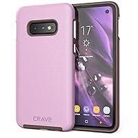 Crave Dual Guard for Samsung Galaxy S10e Case, Shockproof Protection Dual Layer Case for Samsung Galaxy S10e - Lilac