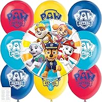Unique Paw Patrol Balloons Set – Paw Patrol Latex Balloons & Foil Balloon, Checklist - Paw Patrol Party Decorations, Chase & Skye Paw Patrol Birthday Decorations