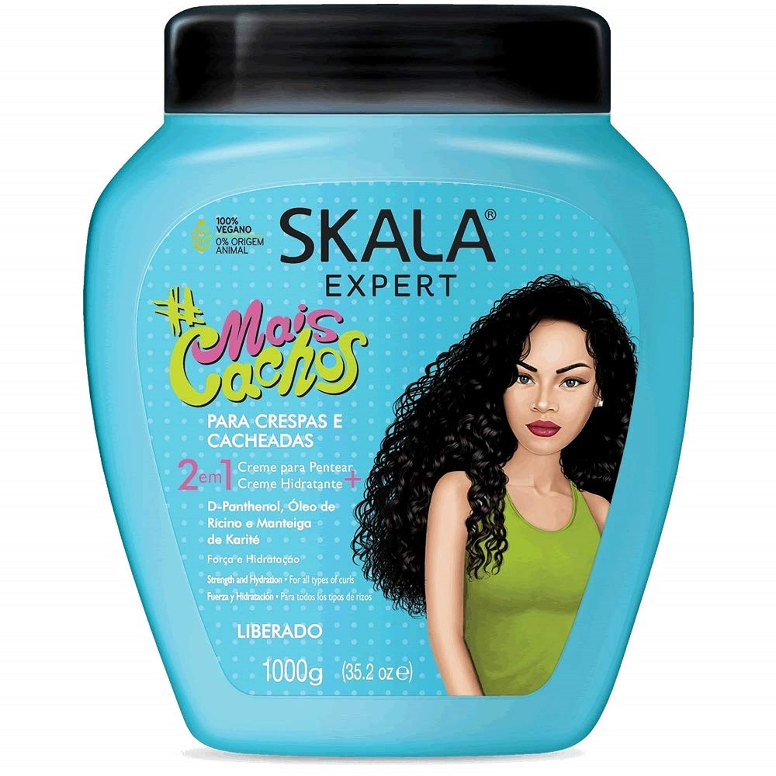 SKALA Type 3ABC - Eliminate Frizz, For Curly Hair - 2 in 1 Conditioning Treatment Cream and Cream To Comb – Includes complimentary comb.
