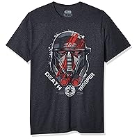 STAR WARS Men's Rogue One Death Trooper Squad Helmet Graphic T-Shirt