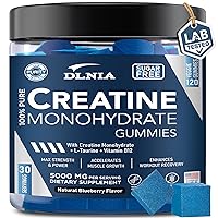 Creatine Monohydrate Gummies Men Women- (Blue Berry)
