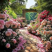 300+ Climbing Roses Seeds Mixed for Planting - Pretty Climbing Outdoors Ornamental Roses Flowers Rosa Bush Vine Climber Long-Blooming
