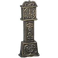 Design Toscano Time is Money Grandfather Clock Cast Iron Still Coin Bank, Full Color