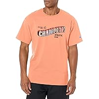 Champion Men's T-shirt, Cotton Midweight Men's Crewneck Tee, T-shirt for Men, Graphic Script (Reg. or Big & Tall)