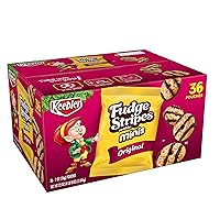 Keebler Fudge Stripes Cookies Minis, Original, 2 Ounce (Pack of 36)