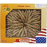 8OZ=227g/Box Hand-Selected American Wisconsin Farmed Ginseng Root | Long Medium 美国长枝西洋参 花旗参 礼盒装 |Cultivated American Wisconsin Ginseng WI 111# Box (8OZ=227g/Box)