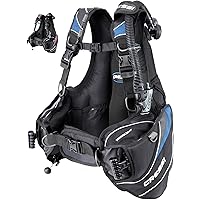 Lightest Travel Scuba Diving BCD - Folds Completely to Save Space - Fully Accessorised: 8 D-Rings, 2 Wide Side Pockets, 2 Rear Trim Pockets - High Lift Capacity - Travelight: Designed in Italy