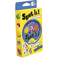 Zygomatic Spot It! Camping Card Game (Eco-Blister)| Matching Game | Fun Kids Game for Family Game Night | Travel Game for Kids | Great Gift | Ages 6+ | 2-8 Players | Avg. Playtime 15 Mins | Made