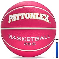 Indoor/Outdoor Women's Basketball - Size 6 (28.5) Basketball Ball with Pump - Ideal for Girls' Basketball