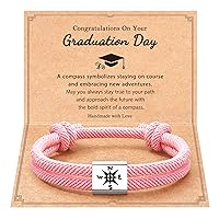 Graduation Bracelet for Her Him Girls Boys - 5th 8th Grad Middle School College Graduation Gifts for Sister Friend Daughter Granddaughter Niece