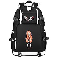 Anime Kakegurui Yomozuki Runa Laptop Backpack with USB Charging Port & Headphone Port