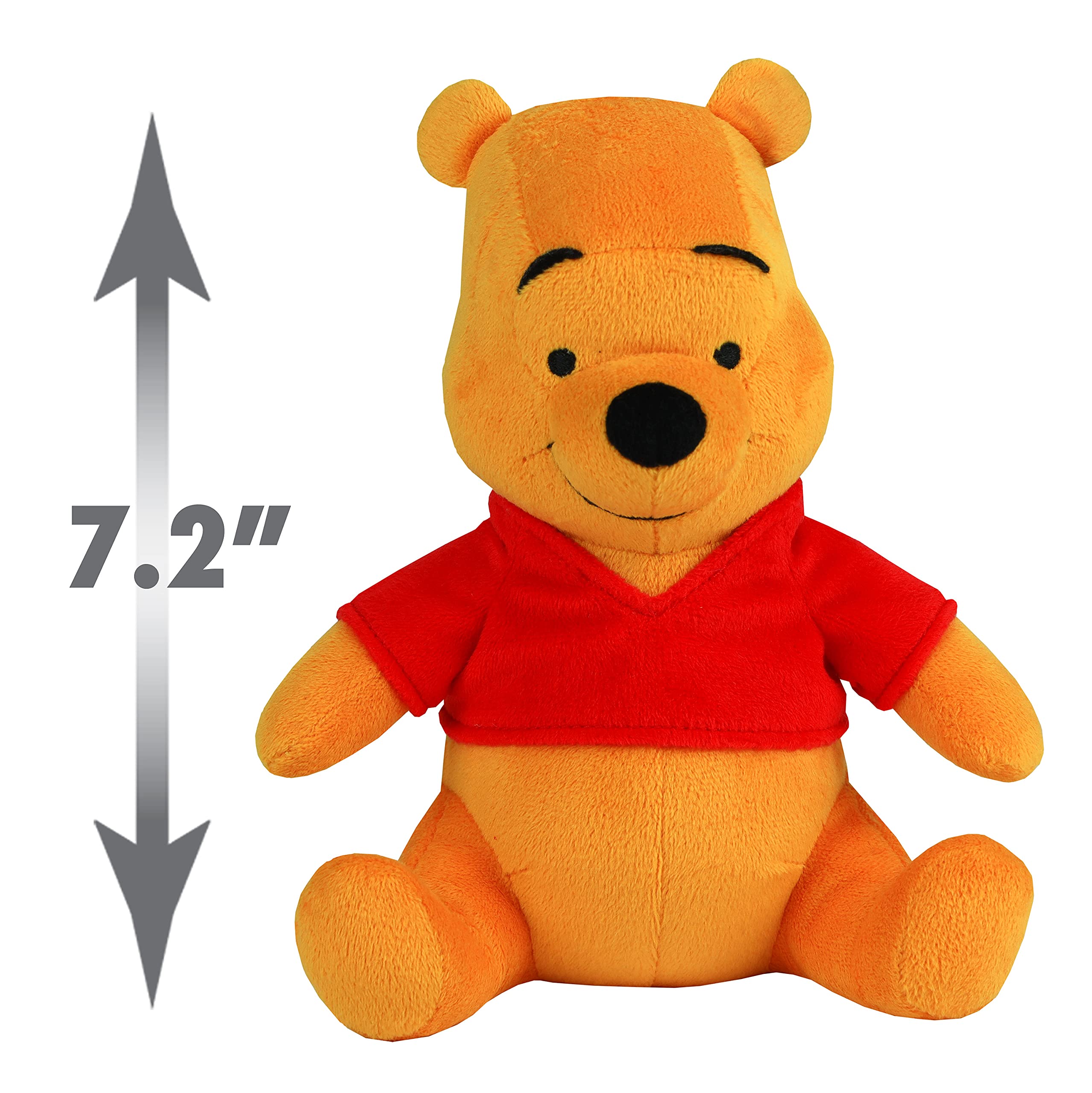Disney Collectible Beanbag Plush, Winnie the Pooh, Officially Licensed Kids Toys for Ages 2 Up, Gifts and Presents by Just Play