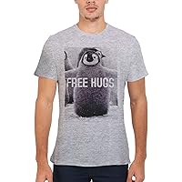 Penguin Free Hugs Funny Novelty Men Women Unisex Top T Shirt