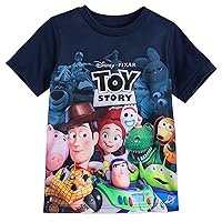 Disney Pixar Toy Story Cast and Logo T-Shirt for Boys