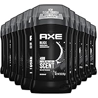 AXE Aluminum Free Deodorant Stick For Men Odor Protection For Long Lasting Freshness, Black Frozen Pear & Cedarwood Men's Deodorant, Formulated Without Aluminum 3oz 12 Count