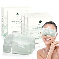 MyKirei by KAO Onsen Therapy Soothing Steam Eye Mask, Self-Warming, Comforting Mask, Relax Tired Eyes & Relieve Stress, Japanese Hinoki, 5 Count